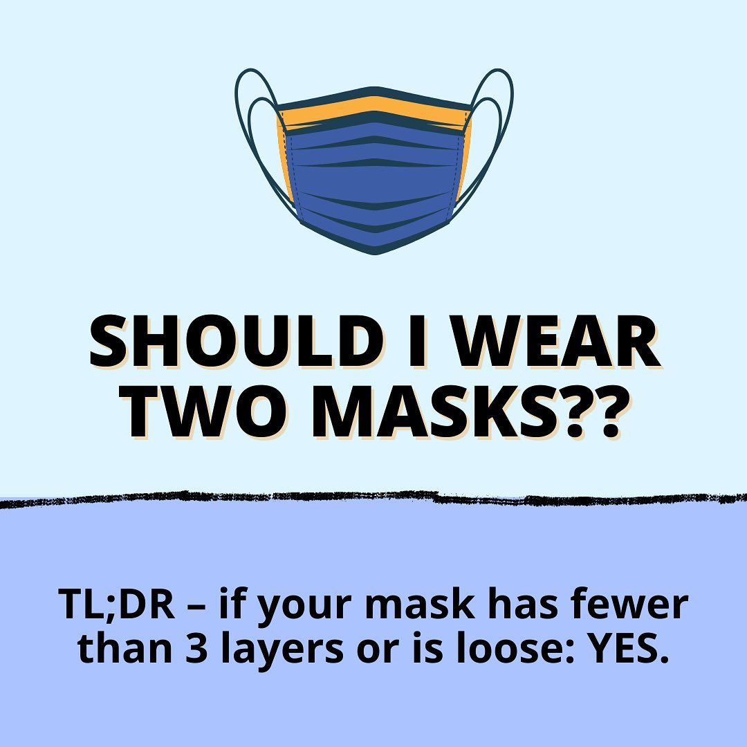 How many masks should I wear?