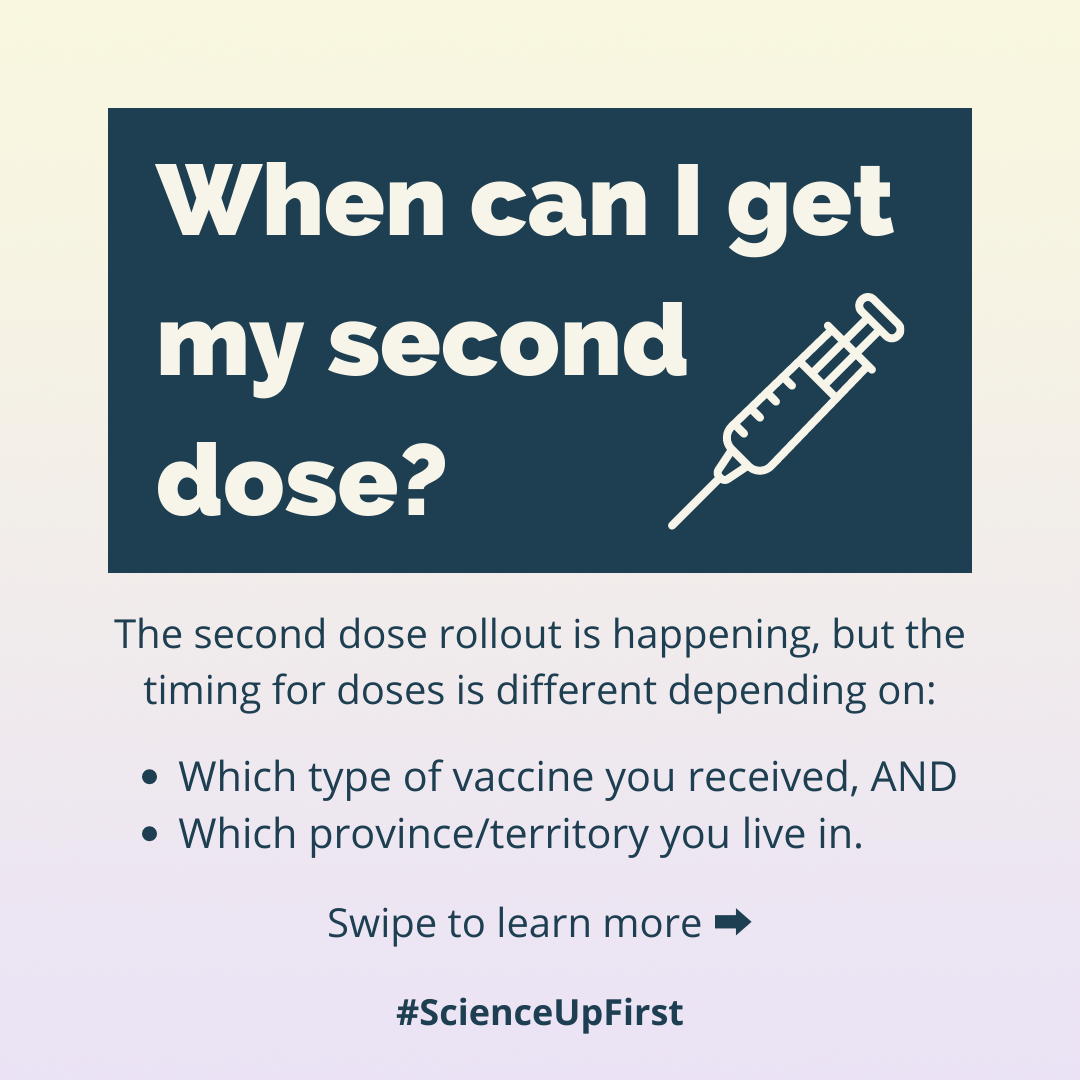 When can I get my second dose?
