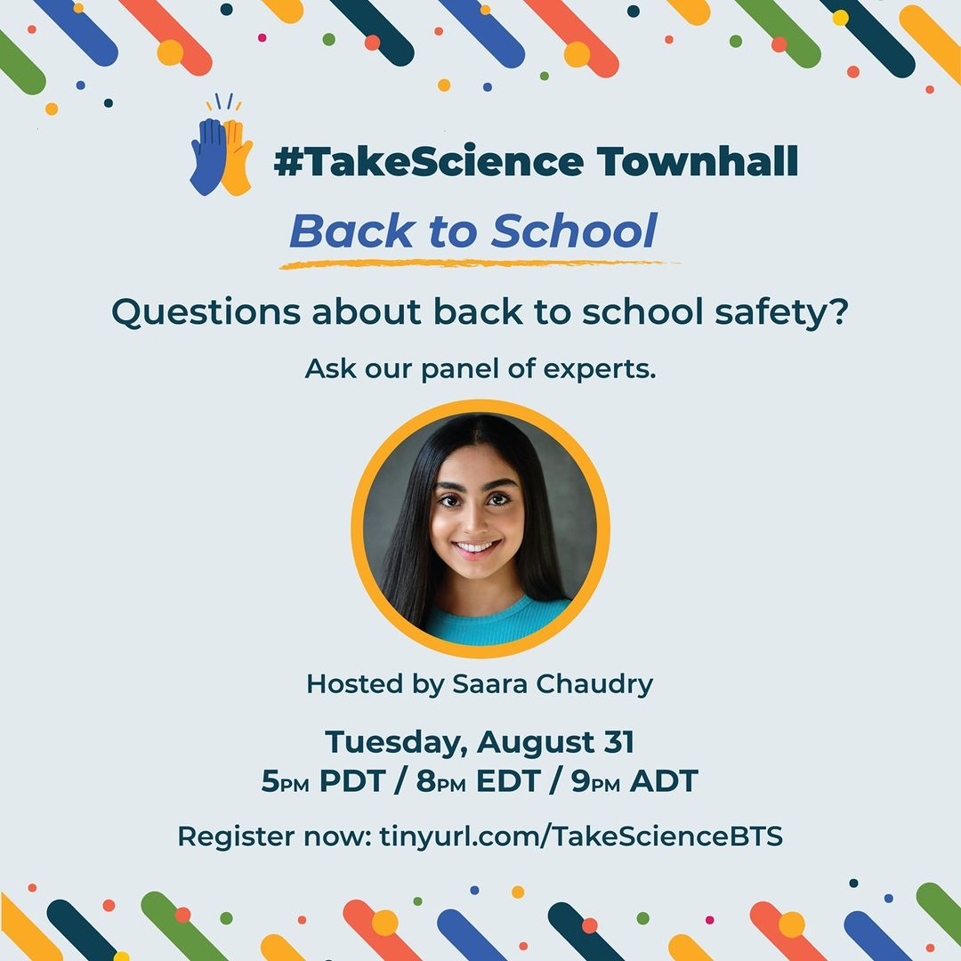 #TakeScience Town Hall: August 31st