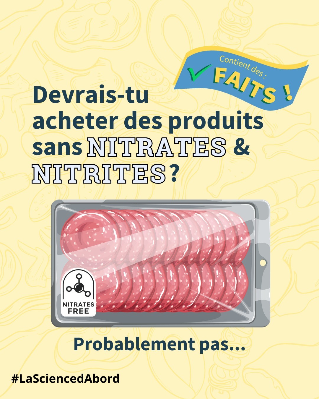 Devrais-tu acheter des produits sans nitrates/nitrites ?