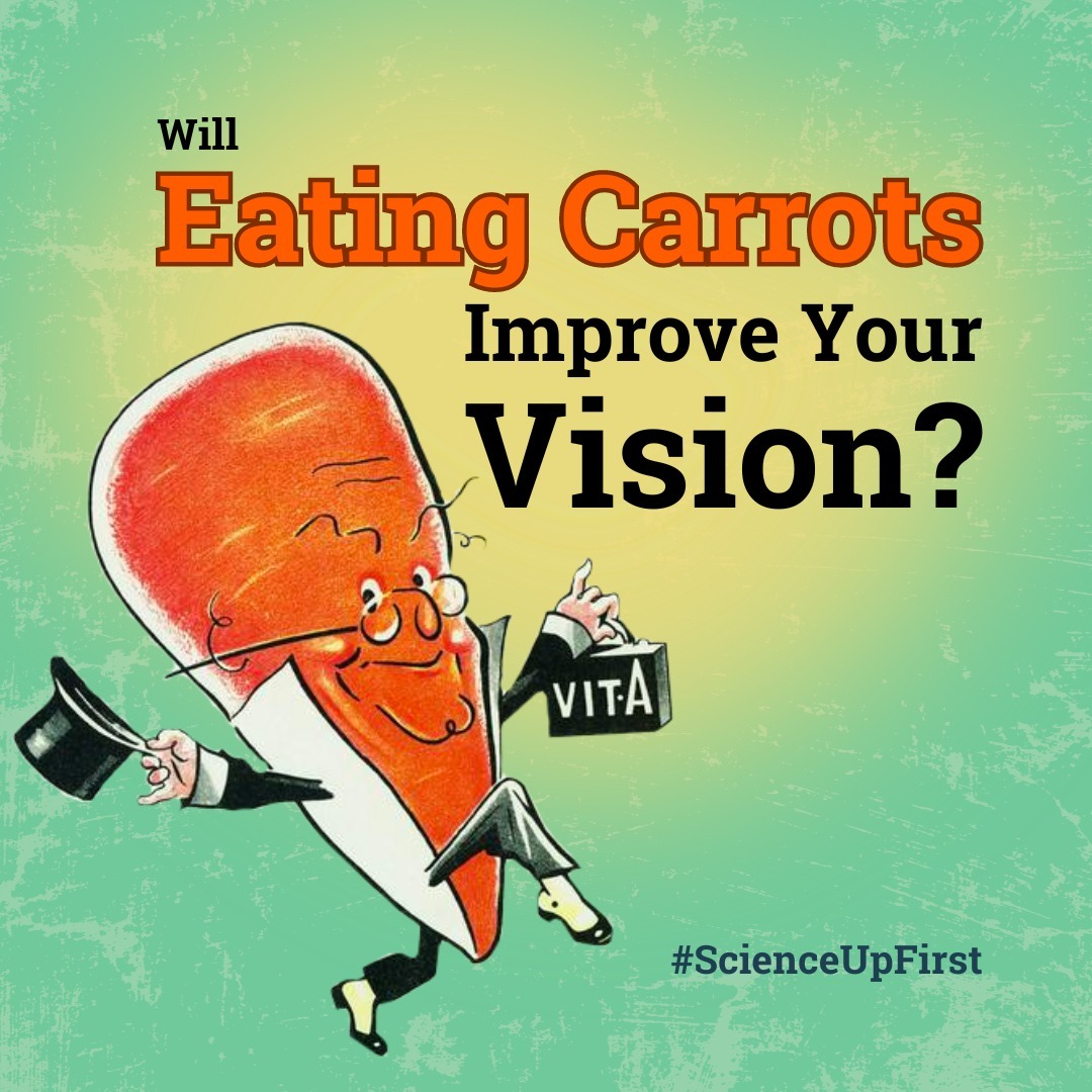 Will eating carrots improve your vision?