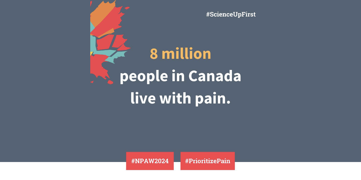 8 million people in Canada live with pain.