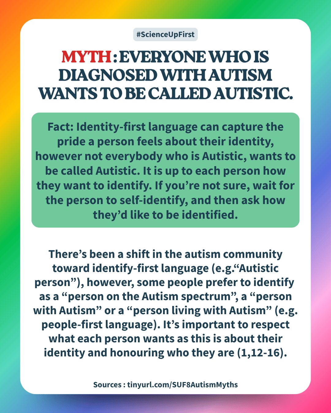 8 Myths about Autism | ScienceUpFirst
