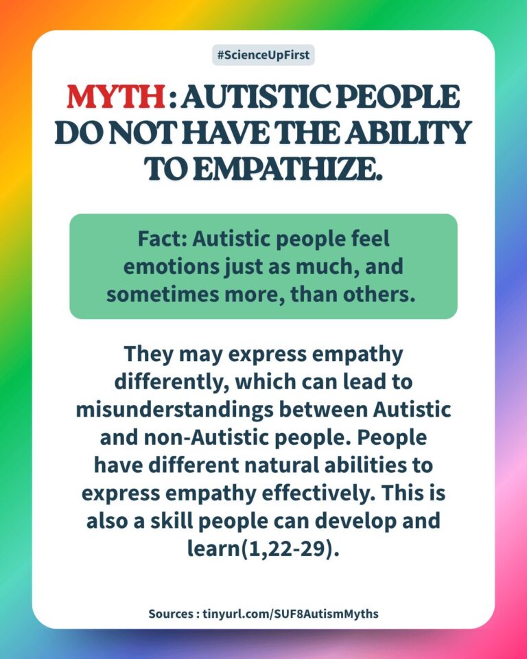 8 Myths about Autism | ScienceUpFirst